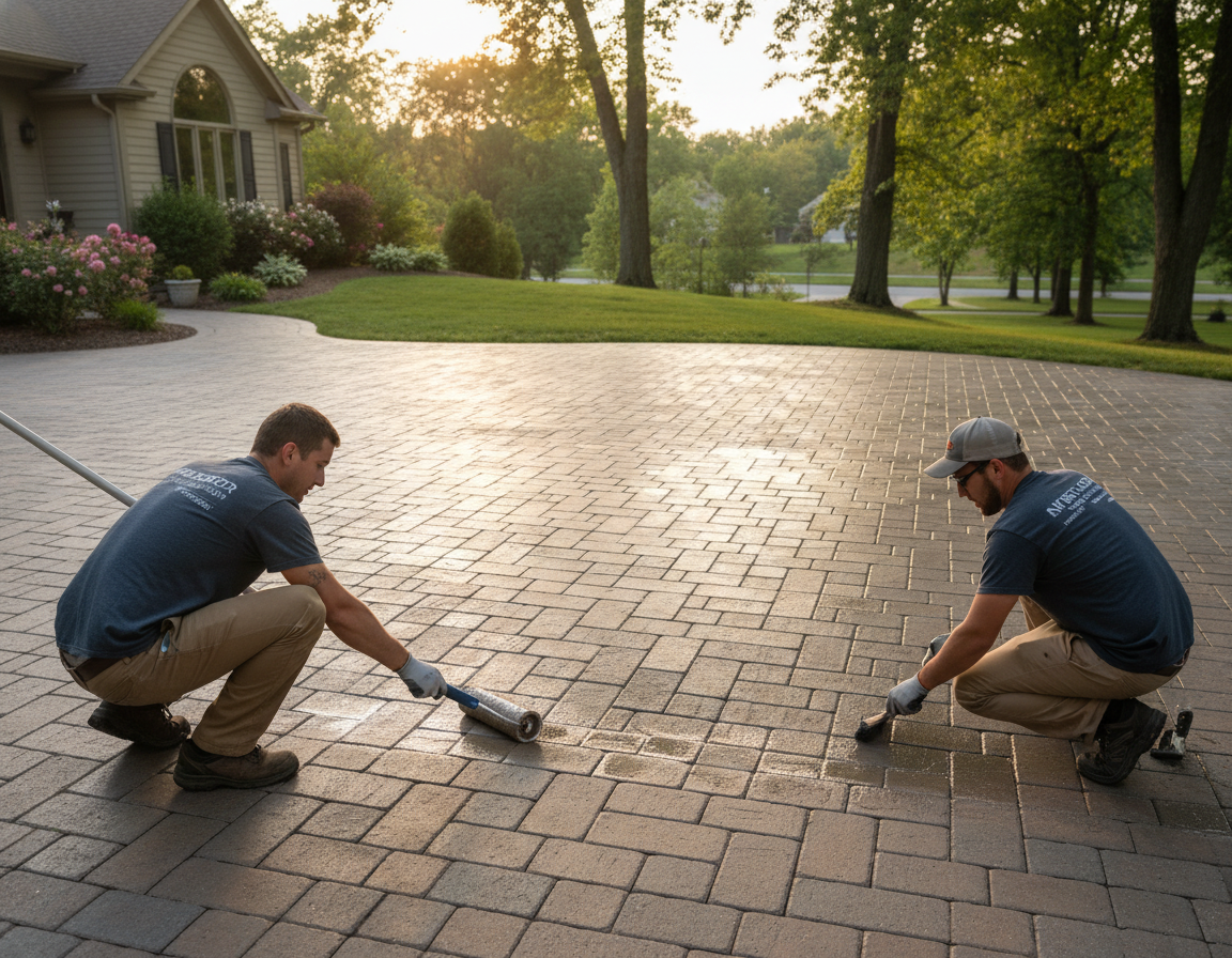 Concrete Paver Sealing In Westerville